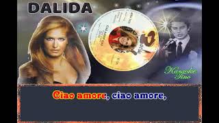 Karaoke Tino  Dalida  Ciao Amore Ciao [upl. by Fagaly820]