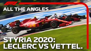 Ferraris Come Together  All The Angles  2020 Styrian Grand Prix [upl. by Nnaillek791]