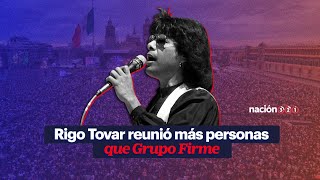 Rigo Tovar reunió más personas que Grupo Firme [upl. by Hawthorn]