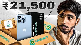 Unboxing iphone 13 Pro ₹21500😱🔥 Grade E  Refurbished  Cashify Supersale  Full Review [upl. by Aillemac]