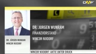 Wincor NixdorfCFO Ein ganz großes Stück optimistisc [upl. by Hareenum]