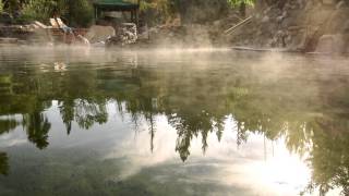 Colorado Hot Springs  Strawberry Park in Steamboat Springs [upl. by Atsedom897]