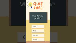 Who is the Roman god of love trending quiz techlaughs funnyjokes puzzle techcomedy explore [upl. by Monagan]