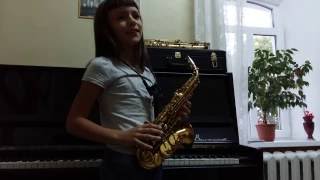 Autumn leaves  Sofia Tyurina saxophone  8 [upl. by Hamnet]