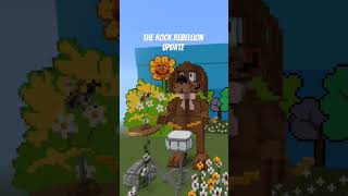 The Rock Rebellion Update minecraft gaming [upl. by Leasa405]