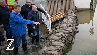 Söder zu Hochwasser quotPegel sollen in den nächsten Tagen weiter steigenquot [upl. by Ashjian]