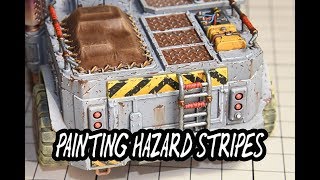 Painting Hazard Stripes [upl. by Prebo]