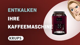 So entkalken Sie ganz einfach Ihre Krups Essential EA8155 Kaffeemaschine [upl. by Ahsir]