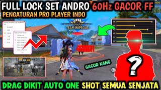 ‼️PENGATURAN SET ANDRO FF AUTO HEADSHOT ONE SHOT ☠️🎯 SENSITIVITAS FF AUTO HEADSHOT 2024🔐 [upl. by Uaeb]