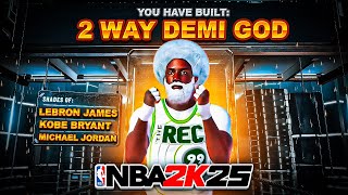 NBA 2K25 GAMEBREAKING 63 DEMIGOD PG BUILD BEST POINT GUARD BUILD ON NBA 2K25 [upl. by Kohcztiy893]