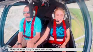 Microlight Flying Experience in a Fixed Wing Two Two Flight [upl. by Laroy721]