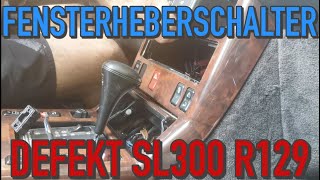 MERCEDES R129 SL300 PROBLEME MIT DEM FENSTERHEBER UND SITZVERSTELLUNG  KrisGarage [upl. by Sami]