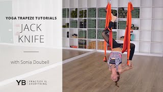 Learn quotJack Knifequot Pose on the Yoga Trapeze® [upl. by Maighdiln972]