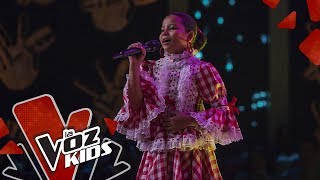 Valentina canta Tamborero – Audiciones a Ciegas  La Voz Kids Colombia 2019 [upl. by Wilsey]