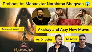 Prabhas As Mahaavtar Narshima Bhagwan 😱 ।। Ajay Devgan And Akshay Kumar New Movie Together [upl. by Luapleahcim]