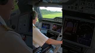 Airbus A350 Takeoff  Cockpit View shorts orts [upl. by Miller]