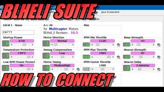 BLHeli Suite Passthrough [upl. by Ahsaetan]