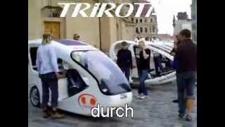 Trirota VeloCruiser VeloTaxiPedicabWorld in Dresden  Rickshaw [upl. by Maryrose]