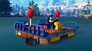 How to Build a Simple Working Boat in LEGO Fortnite [upl. by Georgetta765]