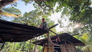 Ubahsuai Atap Pondok Menjadi Siap  Ruang Nampak Lebih Luas Dan Selesa… [upl. by Garzon298]