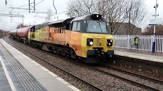 70813 passes through Camelon  091223 [upl. by Olethea]