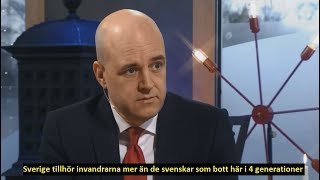 Fredrik Reinfeldt anser att Sverige tillhör invandrarna mer än svenskar [upl. by Guttery]