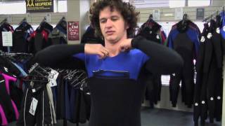 How to put on a wetsuit Chest Zip [upl. by Irahcaz471]