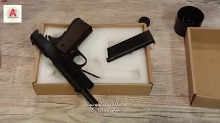 M1911 AIRSOFT 6MM BB AIRPISTOL UNBOXING AND REVIEW BY TAHIR PATHAN [upl. by Monte765]