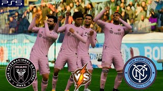 Messi Neymar Ronaldo Mbappe allstars together  Inter Miami vs New York City FC full match [upl. by Blackman]