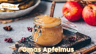 Apfelmus selber machen nach Omas Original Rezept  einfach amp lecker [upl. by Etnovahs773]