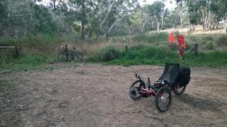 Aldgate South Australia to Onkaparinga River Swimming Hole  Recumbent Trike Ride Tour [upl. by Illil]