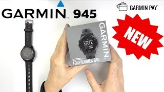 Garmin Forerunner 945 Smart Watch Unboxing  Setting up Garmin Pay [upl. by Treb]