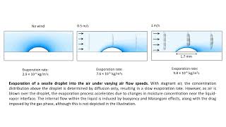 Sessile droplet evaporation [upl. by Strohben]