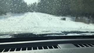 Nissan Frontier stock snow test [upl. by Halivah74]