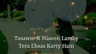 Tasawar ke haseen lamhe tera ehsaas karte hai Whatsapp Status [upl. by Jensen]