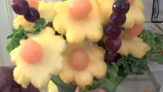 How to Make A Fruit Bouquet Great Gift Idea [upl. by Nemad227]