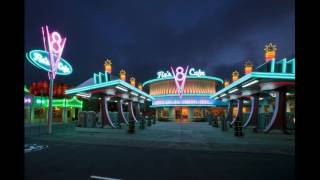 Cars Land Downtown Radiator Springs Music Loop part 2 [upl. by Eirelam]