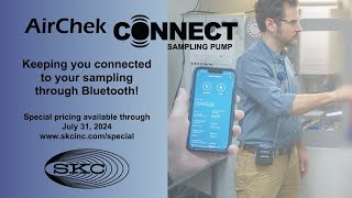 SKC AirChek Connect Makes it Easy to Stay Connected to Your Sampling [upl. by Vonny596]