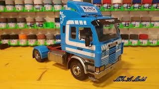 ITALERI SCANIA 143M TOPLINE 4X2 [upl. by Akiehsat277]