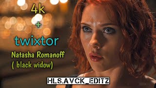 Unlocking Natasha Romanoffs Secrets  Black Widow 4K Twixtor Magic  HLS AVCK [upl. by Lillywhite]