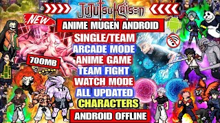 JUJUTSU KAISEN MUGEN FULL CHARACTERS ANDROID 7OOMB YOUTUBE GABBY PH [upl. by Otes]