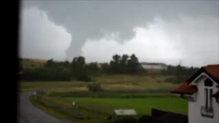 Tornado On the Ground Near Ramstein AFB 1 of 2 [upl. by Haissem]