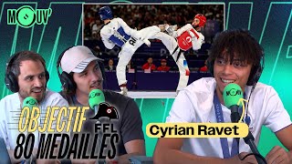 quotBah bénefquot la sèche en taekwondo esport  on est avec Cyrian Ravet l Objectif 80 médailles [upl. by Sulihpoeht324]