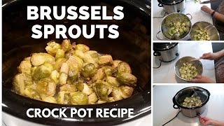 BRUSSELS SPROUTS  CROCK POT RECIPE  COOK WITH ME [upl. by Anelrac619]