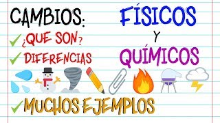 💧 Cambios Físicos y Químicos 🔥 Fácil y Rápido  QUÍMICA [upl. by Willa287]