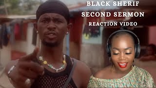 Black Sherif  Second Sermon  Reaction Video [upl. by Sidoney]