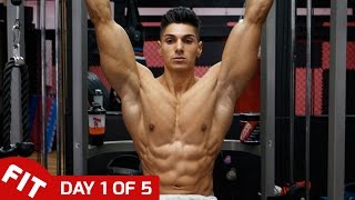 ANDREI DEIU TRAINS BACK amp ABS  DAY 1 of 5 [upl. by Eluj]