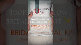 PROFESSIONAL O3 FACIAL KIT 🌸✨ facial facemask skincare skincaretips trendingshorts trending [upl. by Cornwall]