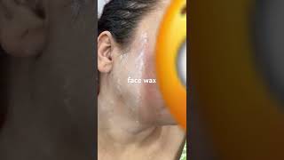 Face wax ytshorts waxing facewax subscribers viralkardoplz [upl. by Slaughter]