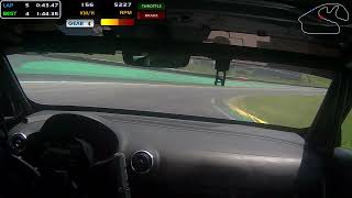 Onboard Audi TCR LMS RS3 em Interlagos  09022023 [upl. by Nolyat]